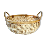 Vintage rattan basket