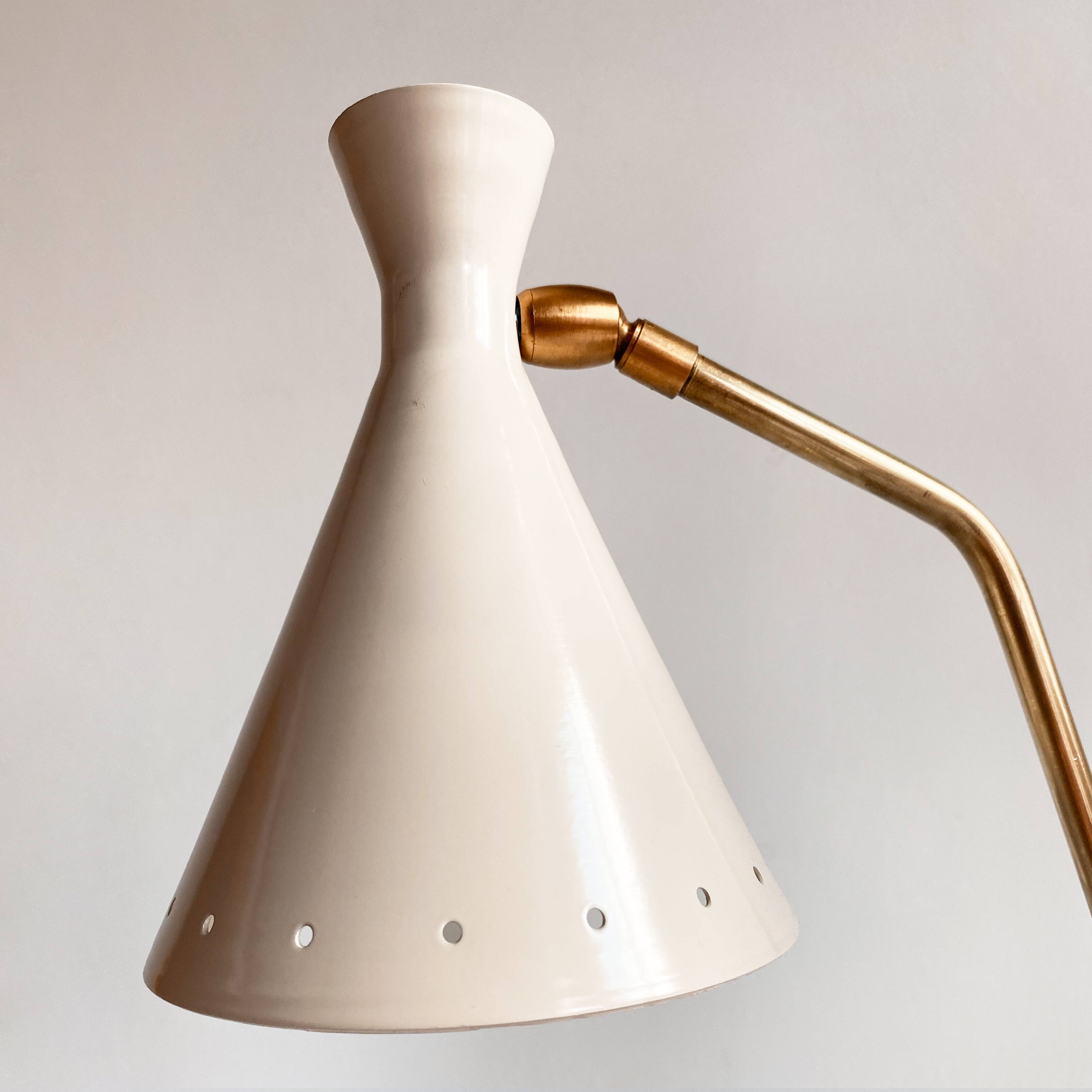 Pair of Italian "cocotte" lamps. 1950s design.