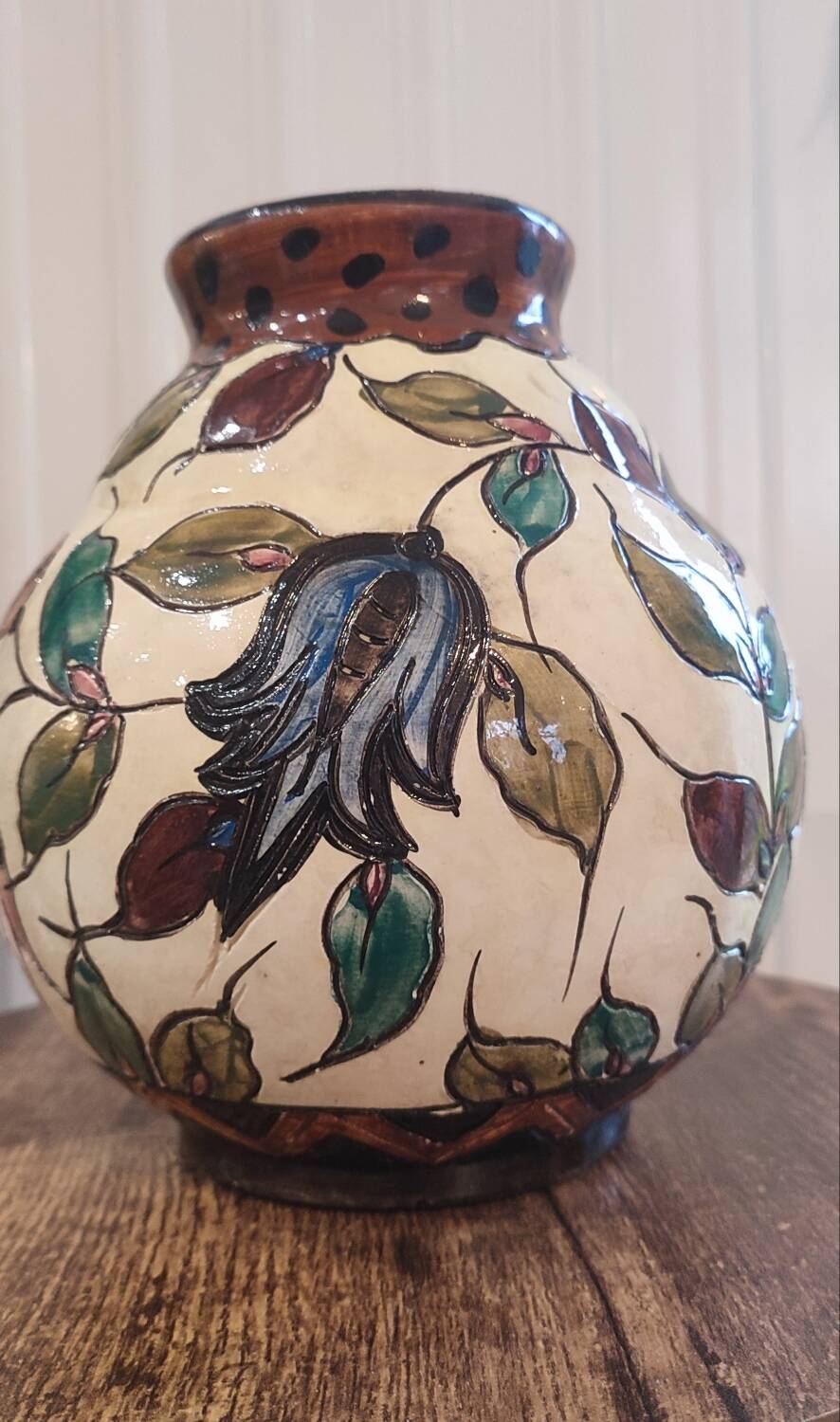 Vallauris ceramic vase by Jérôme Massier