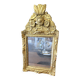 Small Louis XIV mirror in gilded carved wood from the early 18th century.