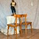 Set de 6 chaises bistrot Baumann n° 55