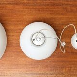 Postmodern Italian glass pendant lamp model Gaia by Luciano Cesaro for Tre Ci Luce, 1980s, set of 2.