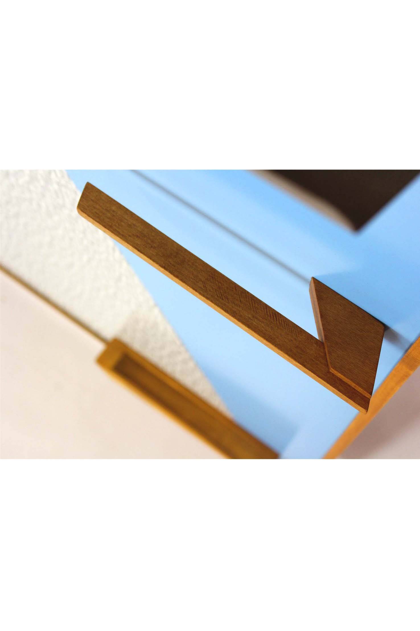 Vintage Geometric Coat Rack from Drevokov Blatna, 1972