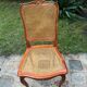 Caned chairs in Louis XV style