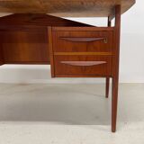 Teak Desk By Gunner Nielsen For Tibergaard