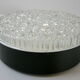 Ceiling lamp staff vintage 1960 glass & metal