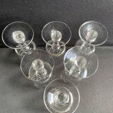 6 Baccarat Champigny wine glasses