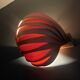 Wall lamp Translandia vintage pine strip Netherlands 1960