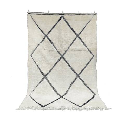 Tapis berbère Beni Ouarain losange 250cmx150cm