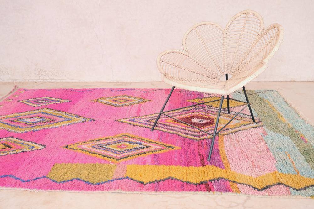 Berber Boujad rug from the Atlas Mountains - 283 x 193 cm