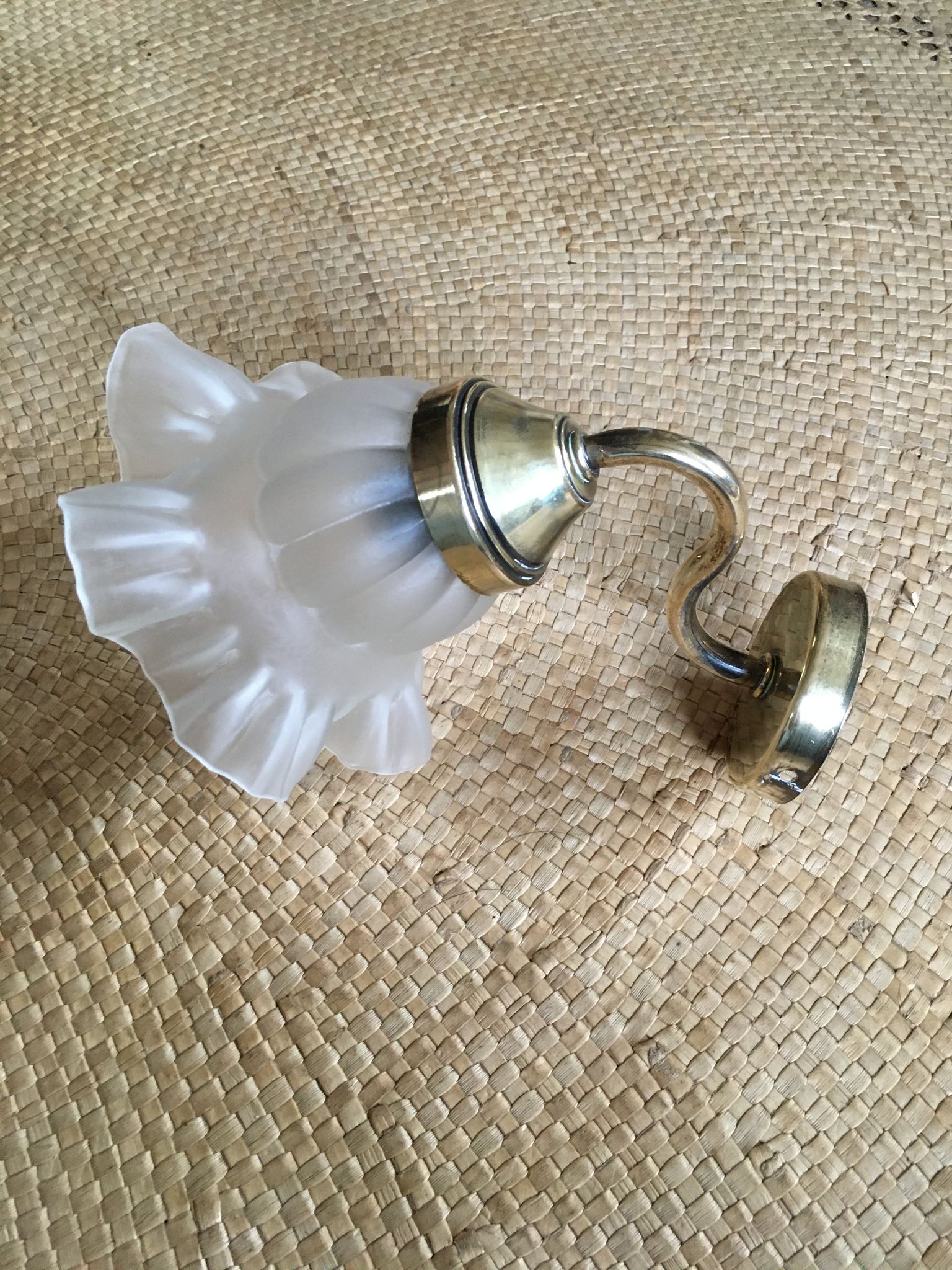 Swan neck sconce