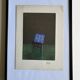 Work Collage The Easel by Haim Kern. Signature.