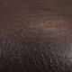 Vintage Square Pouf Brown Faux Leather Patchwork 40cm