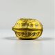 Walnut-shaped table lighter in bronze, Italy 1970s