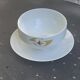 White porcelain soup tureen and sauce boat, Schirnding Bavaria, vintage 70s