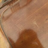 Mahogany banquette canapé in Hepplewhite style