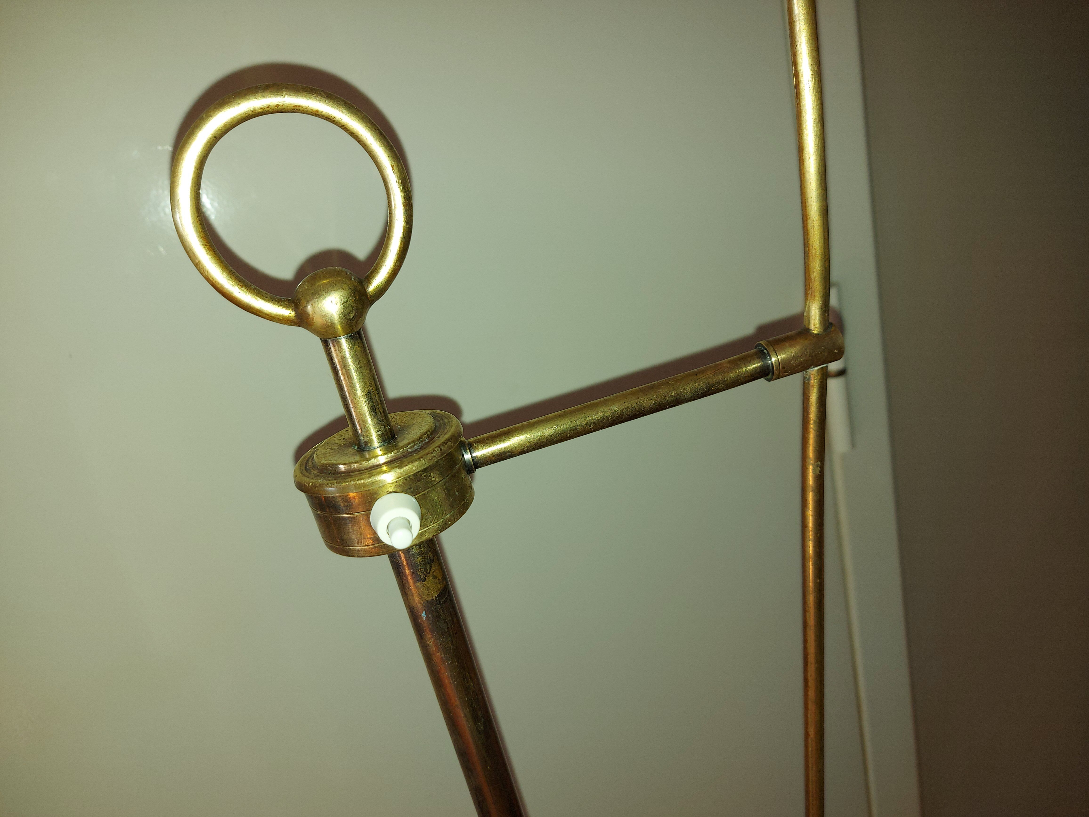 50'S lunel brass lamppost