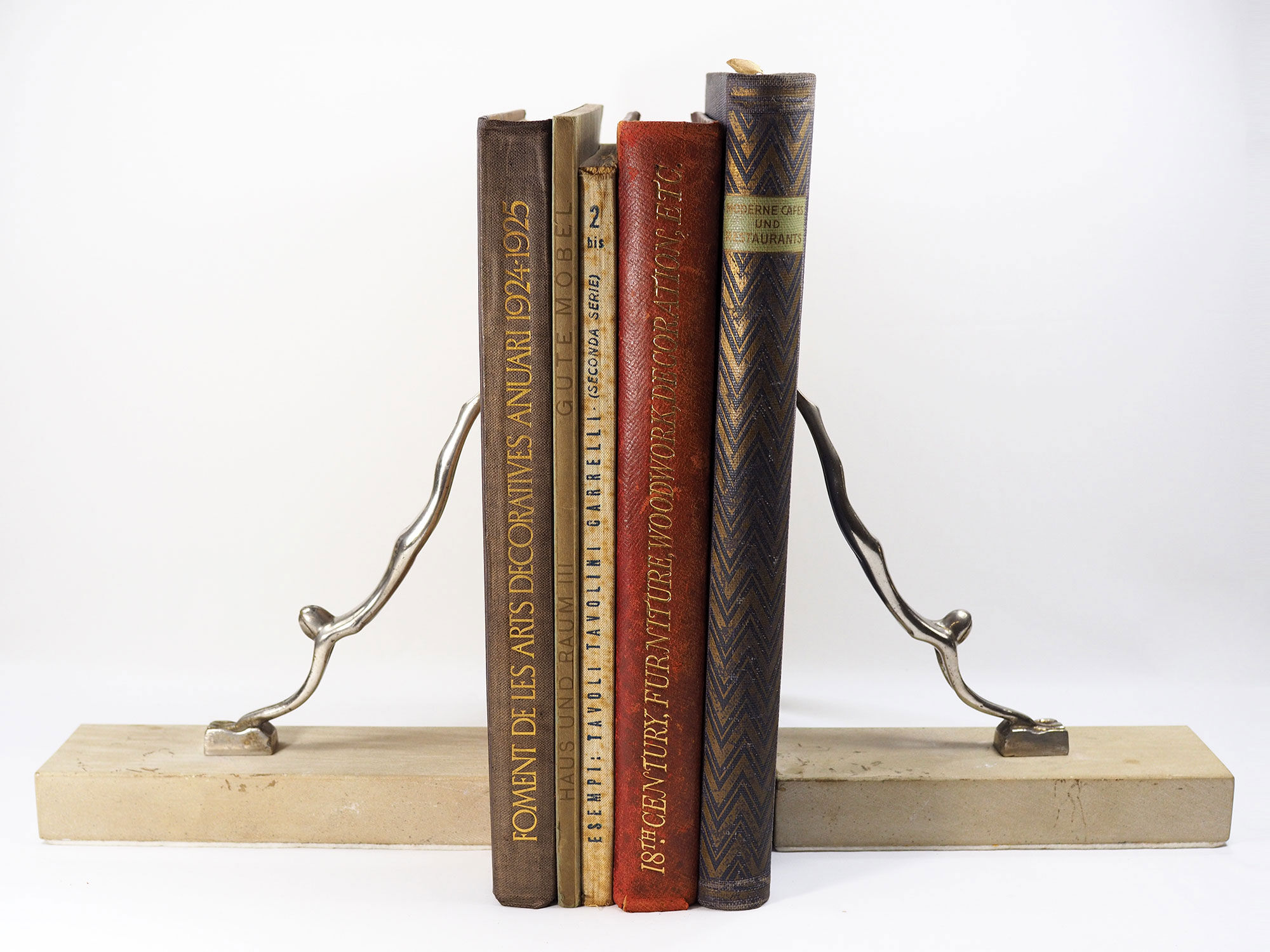 Pair of art deco bookends by Hagenauer, 1920s