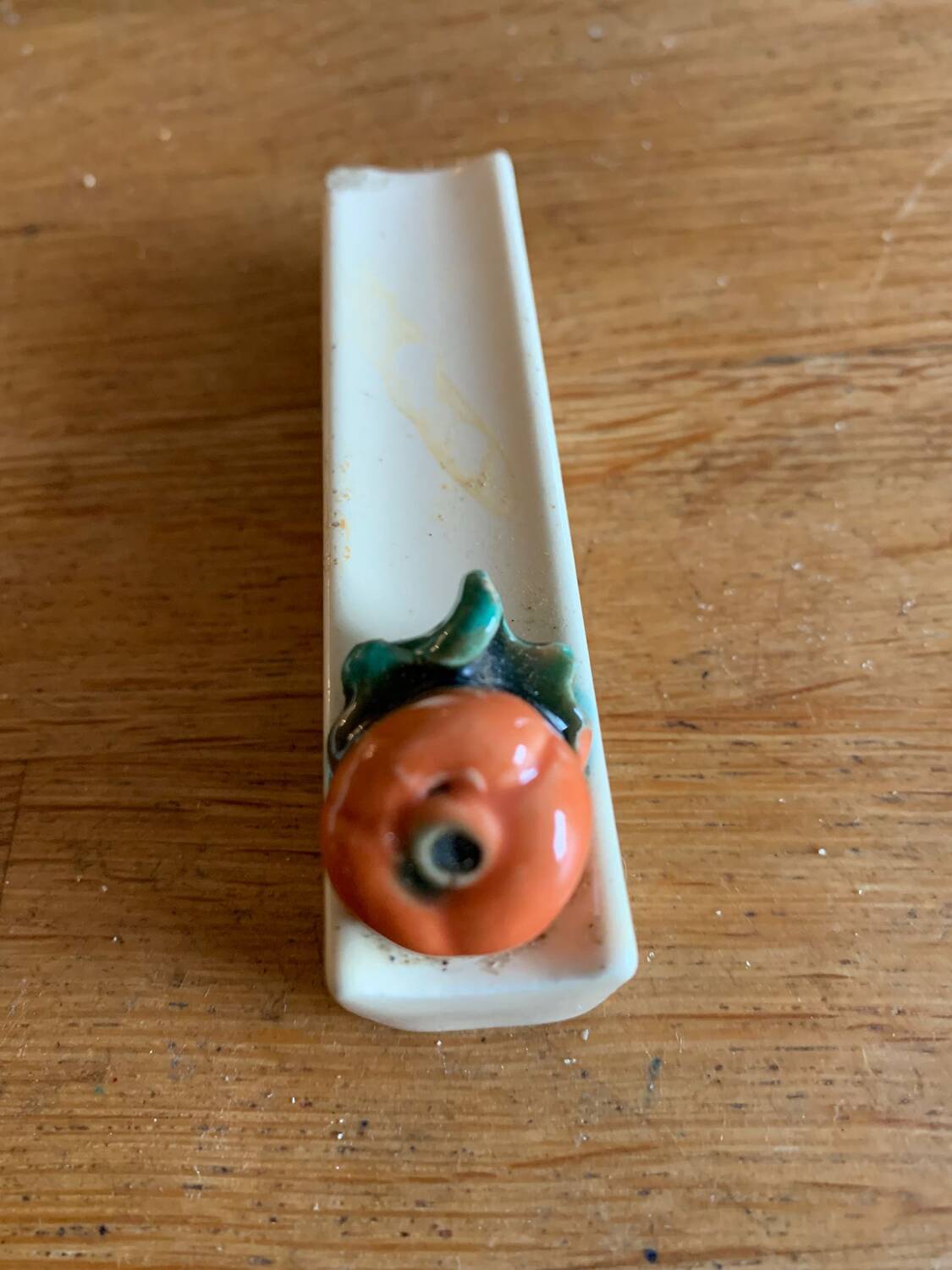 Set of 12 ceramic vegetable knife holders from Vallauris