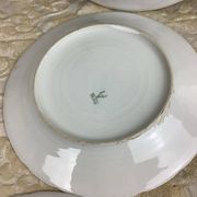 6 Assiettes à dessert Porcelaine Limoges