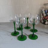 Set of wine glasses