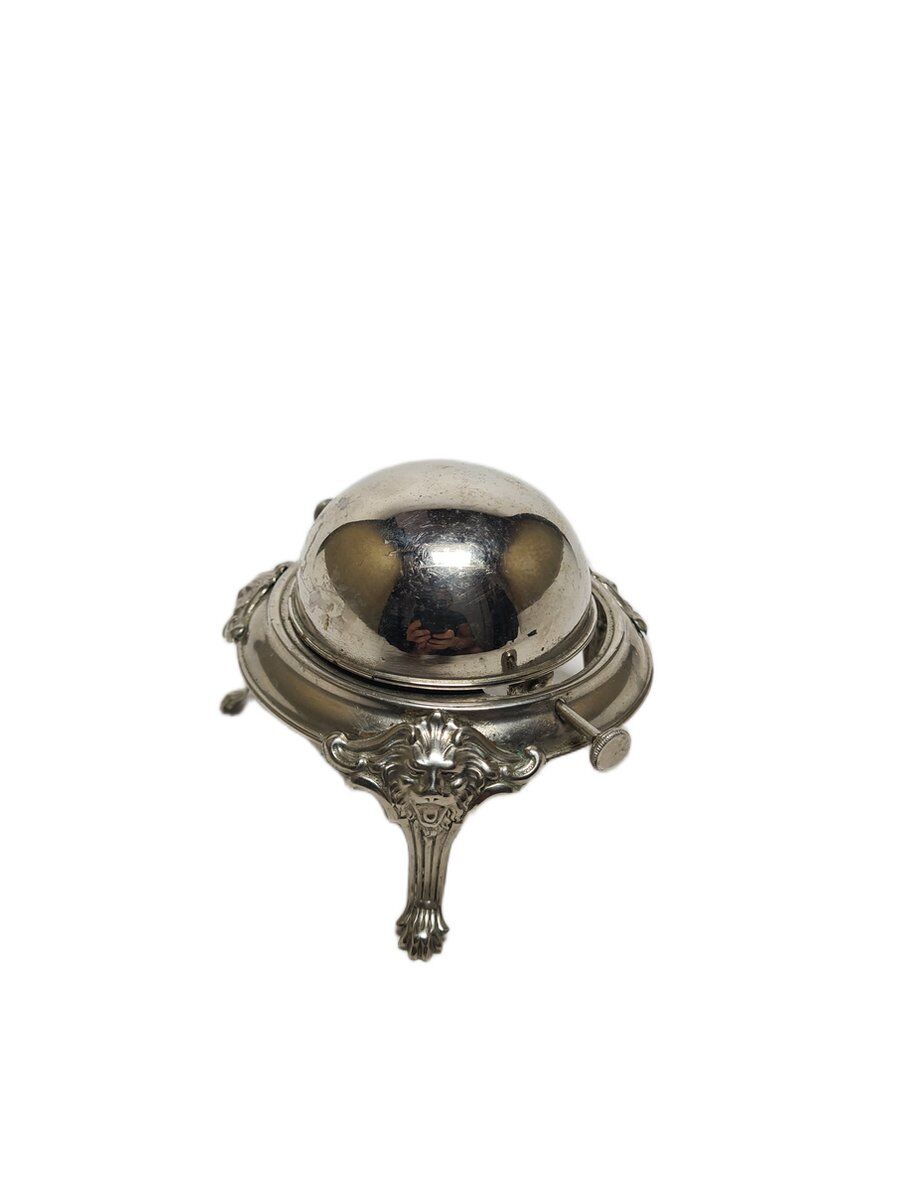 Art Deco brass caviar bowl, Sweden, 1950s