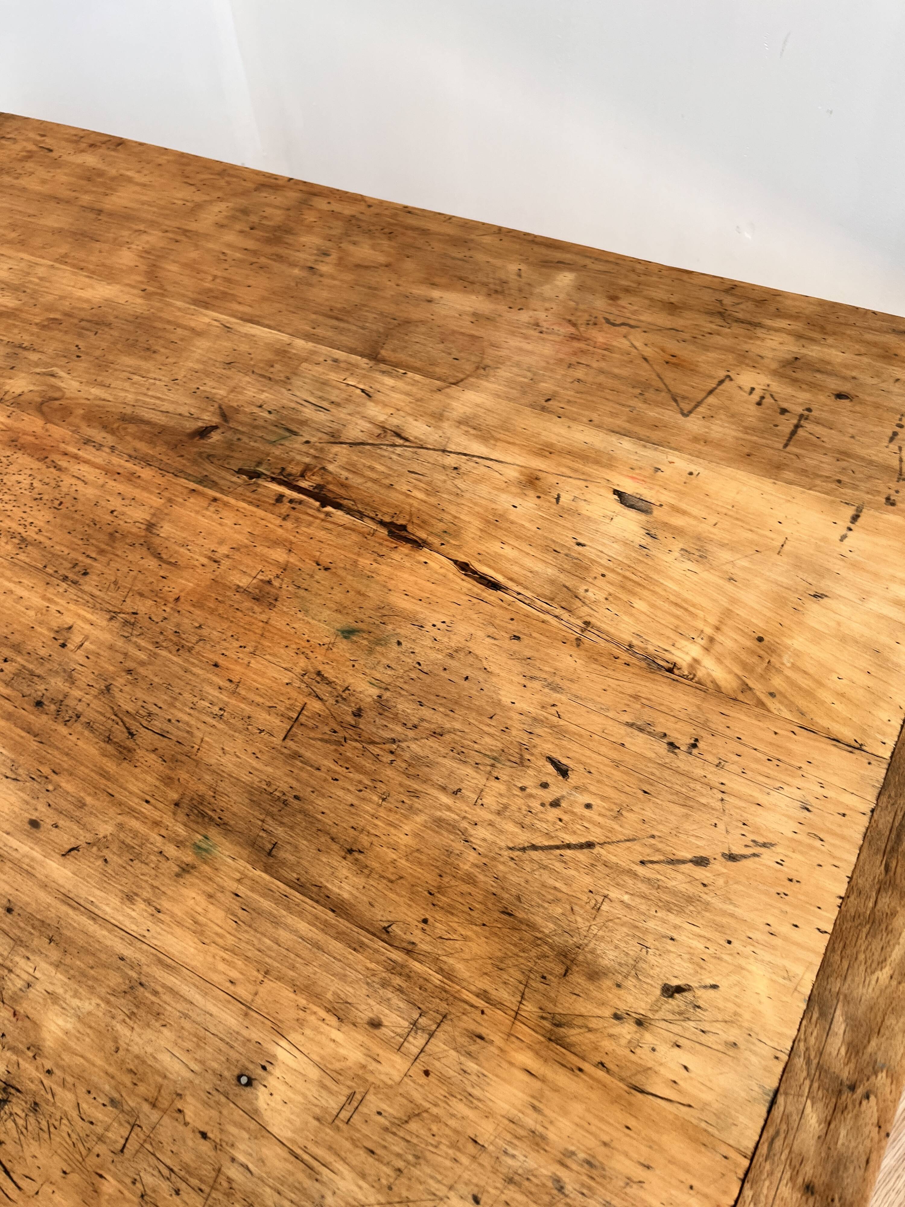 Farmhouse wooden table