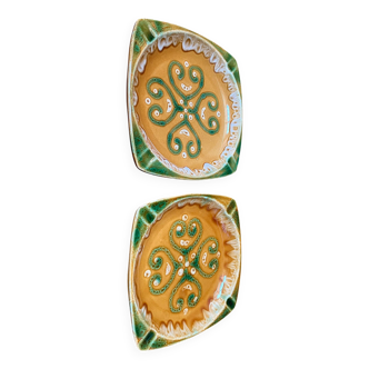 Set of two ashtrays/pocket emptiers in Gien