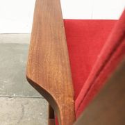Danish rocking chair from the mid-century by Poul Volther for Frem Røjle.