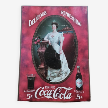 Coca Cola retro plate