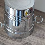 Vintage silver-plated metal champagne bucket