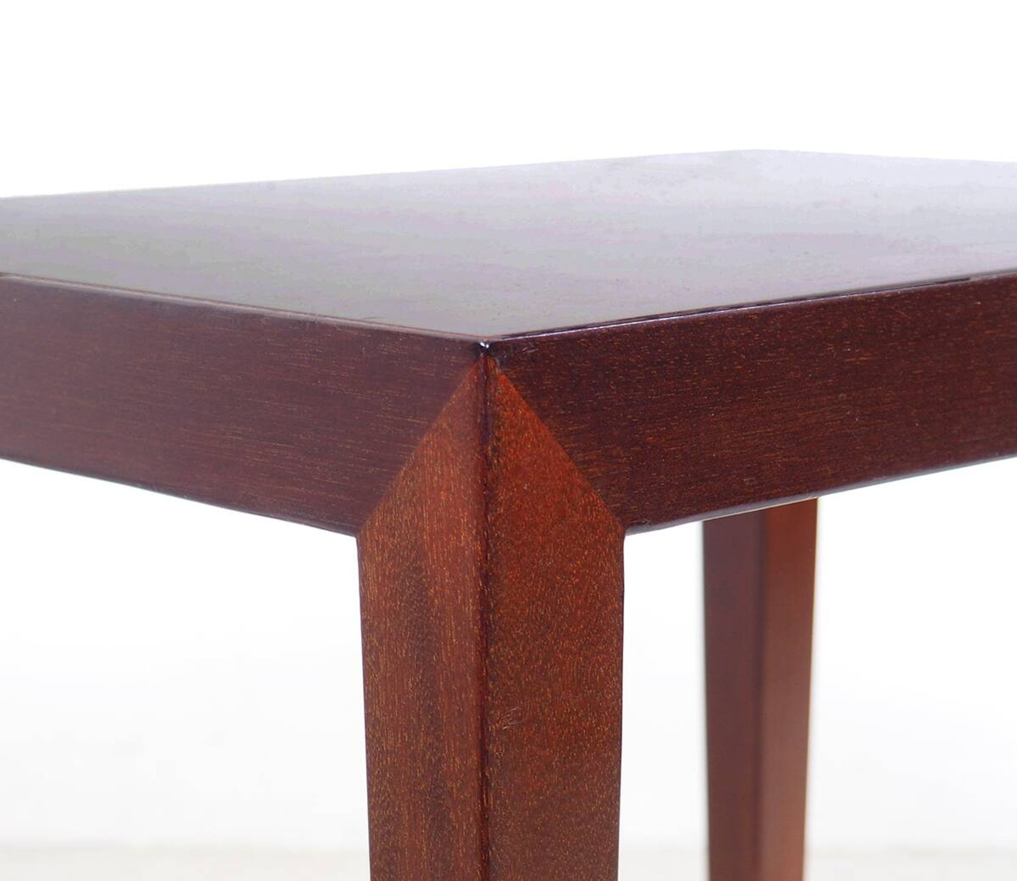 Tables Gigognes en Acajou par Severin Hansen pour Haslev Møbelsnedkeri, 1960s, Set de 3