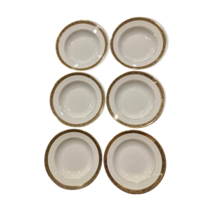 lot de 6 assiettes en