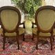 Paire de fauteuils Napoléon III XIXème en acajou