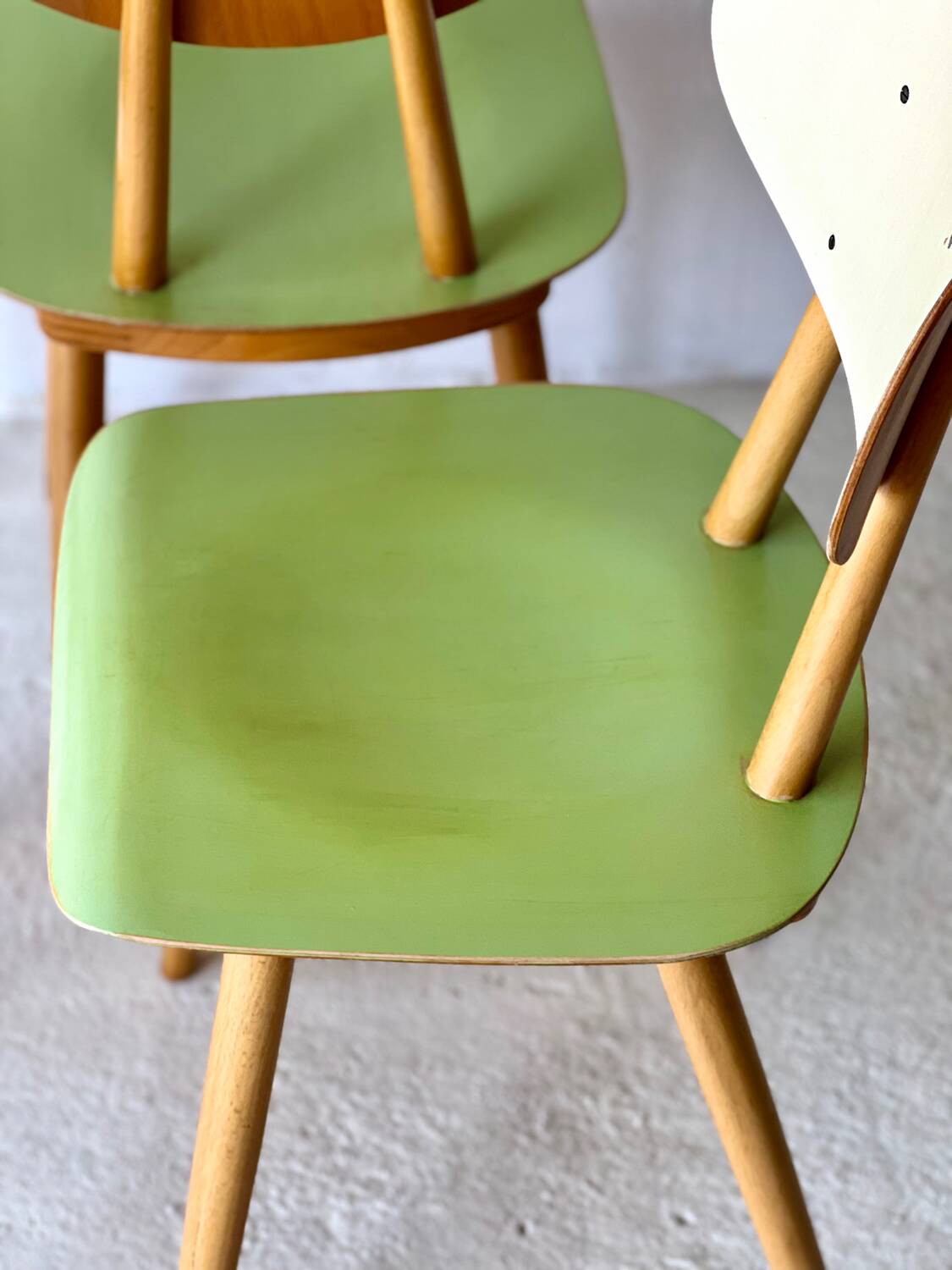 Chaises de bistro Ton, ensemble de 4