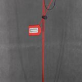 1980s Halogen Red Floor Lamp, Italy