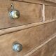 Old solid wood 5-drawer chest of drawers