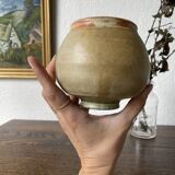 Small glazed ceramic vase