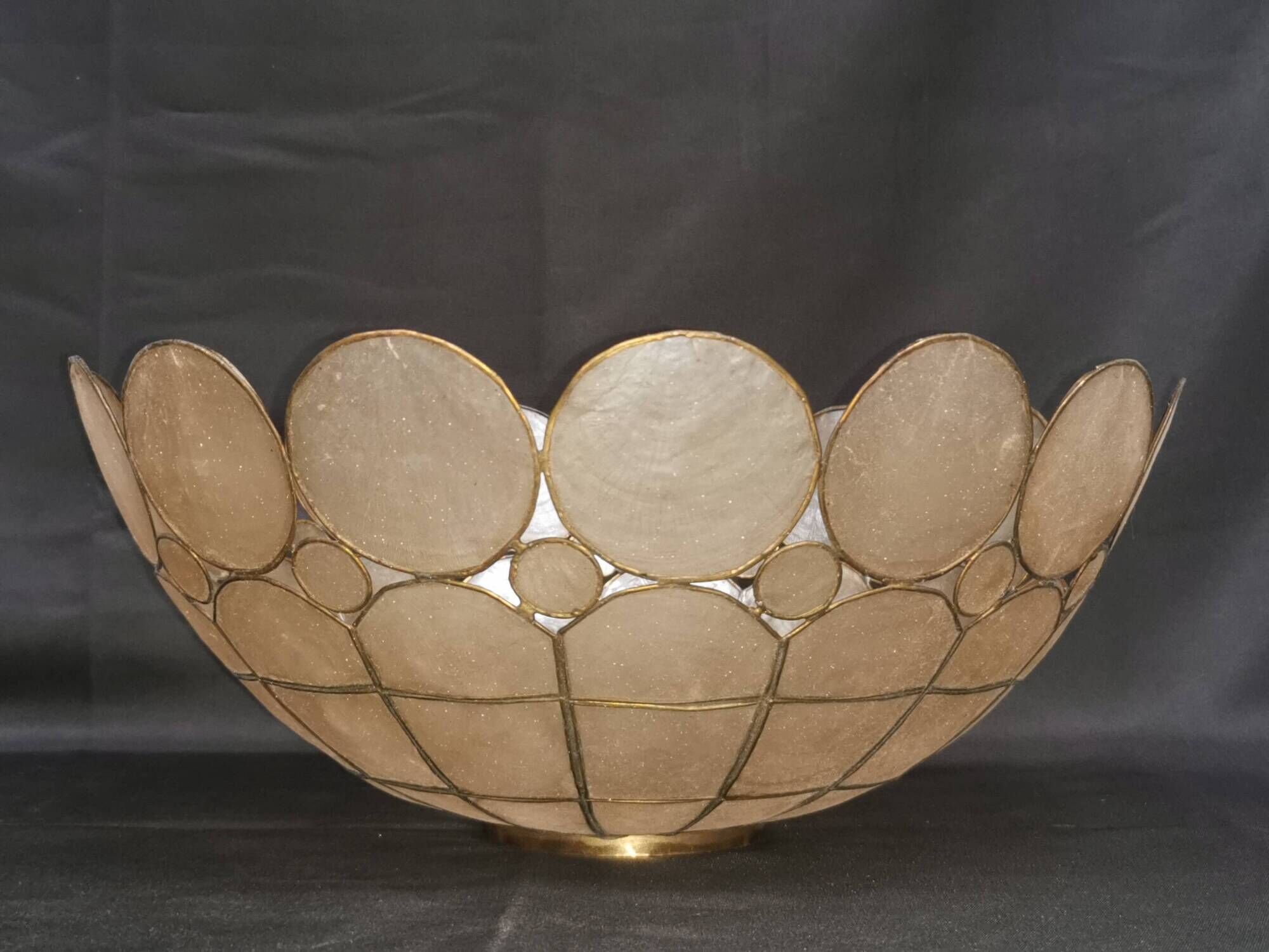 Vintage chandelier, mother-of-pearl suspension