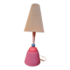 Grande lampe en céramique coloré années 80, luminaires calbret
