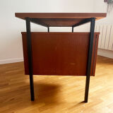 Vintage Scandinavian desk with back bookcase