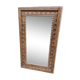 Art Deco mirror in Burmese teak