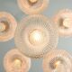 Vintage Italian Crystal and Chrome Chandelier, 70s