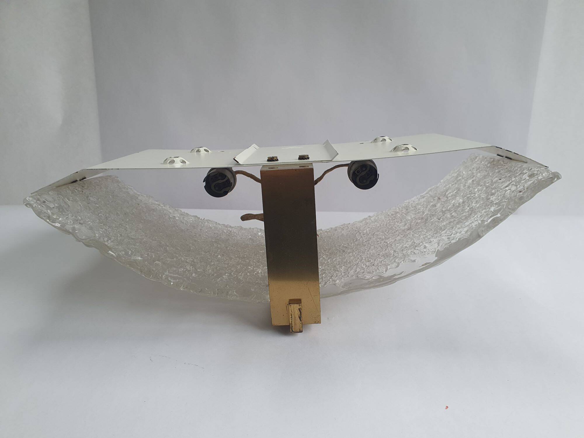 Murano glass wall lamp by Kaiser Leuchten, 1950s