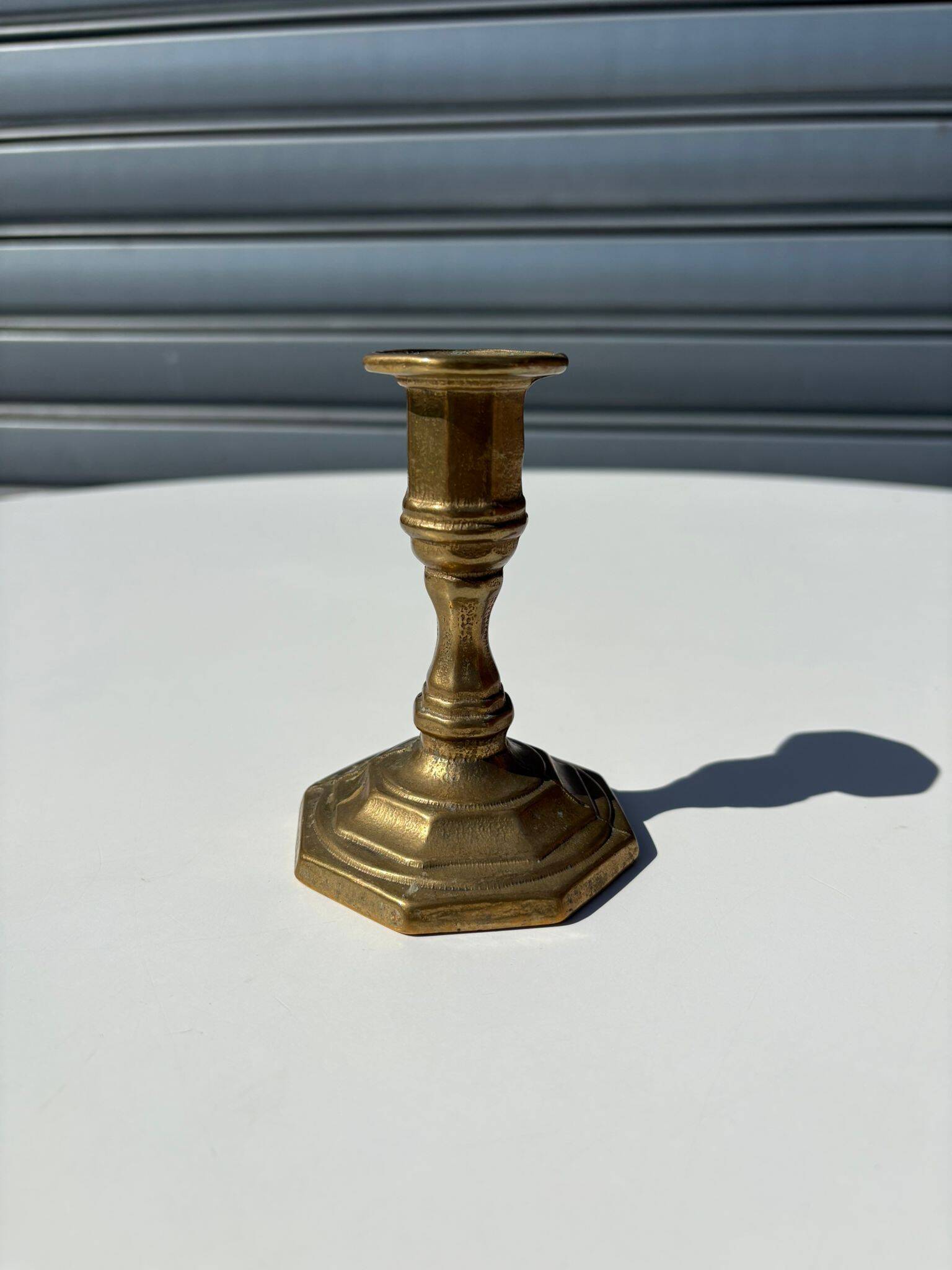 Vintage Brass Candle Holder