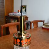 Suspension Raak gold orange 1970s pop