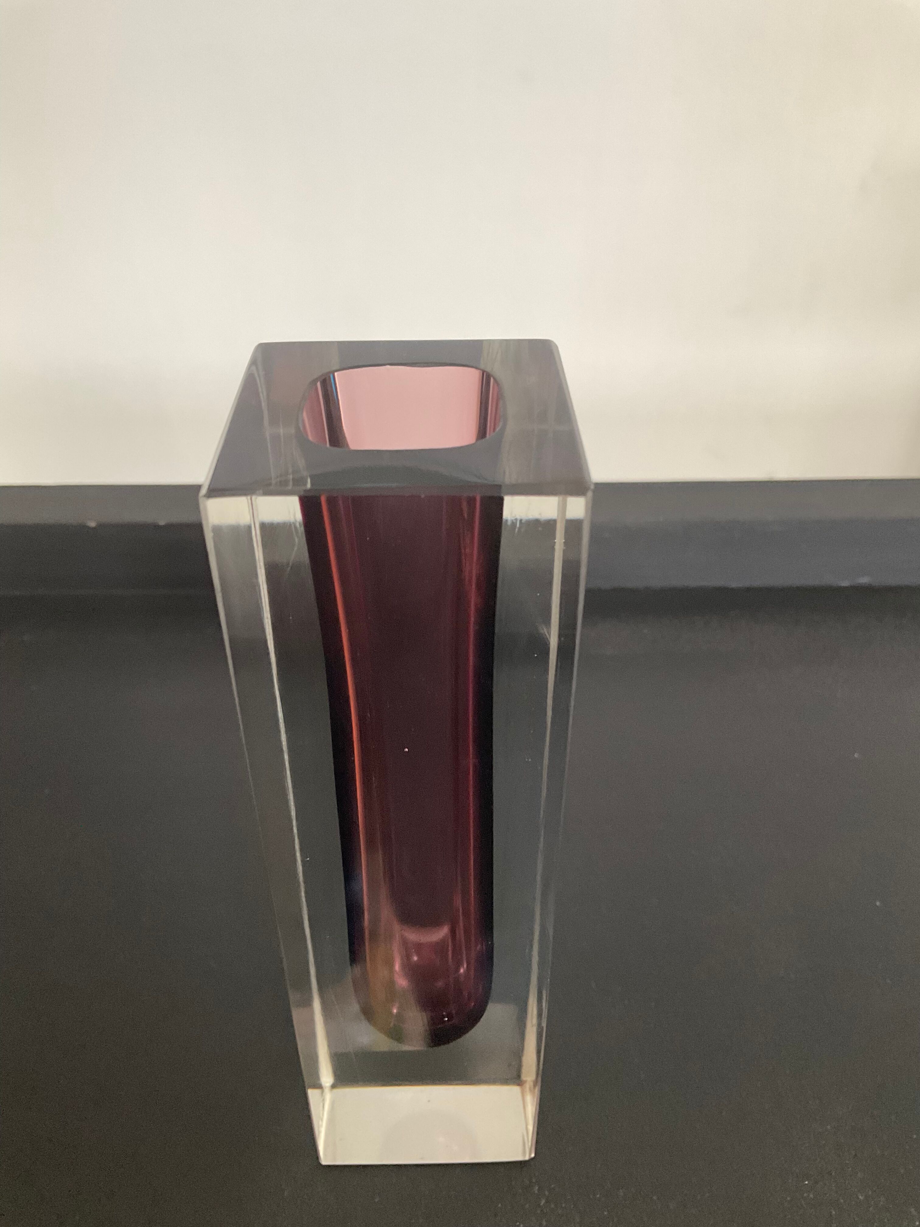 Murano Flávio Poli vase for Vetri from the 60s