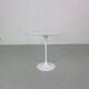 Eero Saarinen White Vintage Tulip Side Table for Knoll, 1960