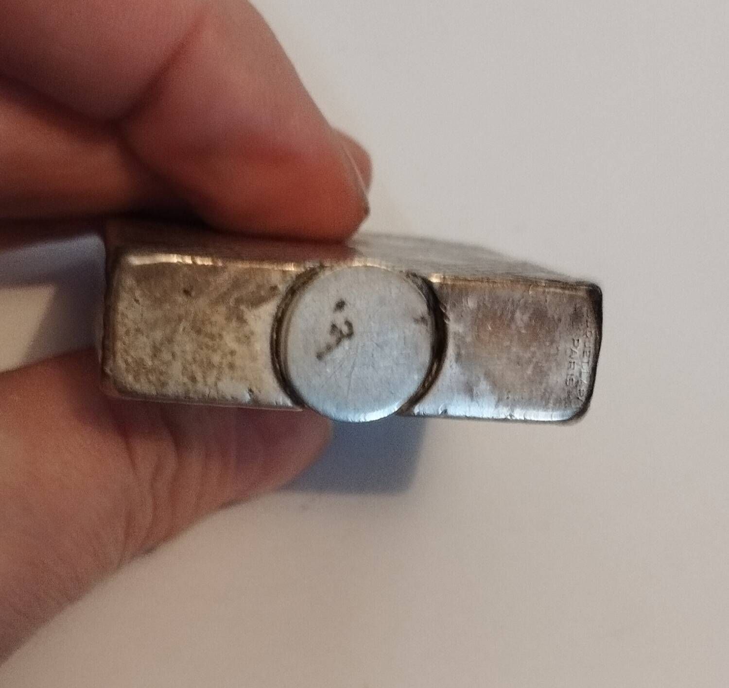 Old silver lighter