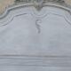 Louis xv style headboard with shabby chic patina